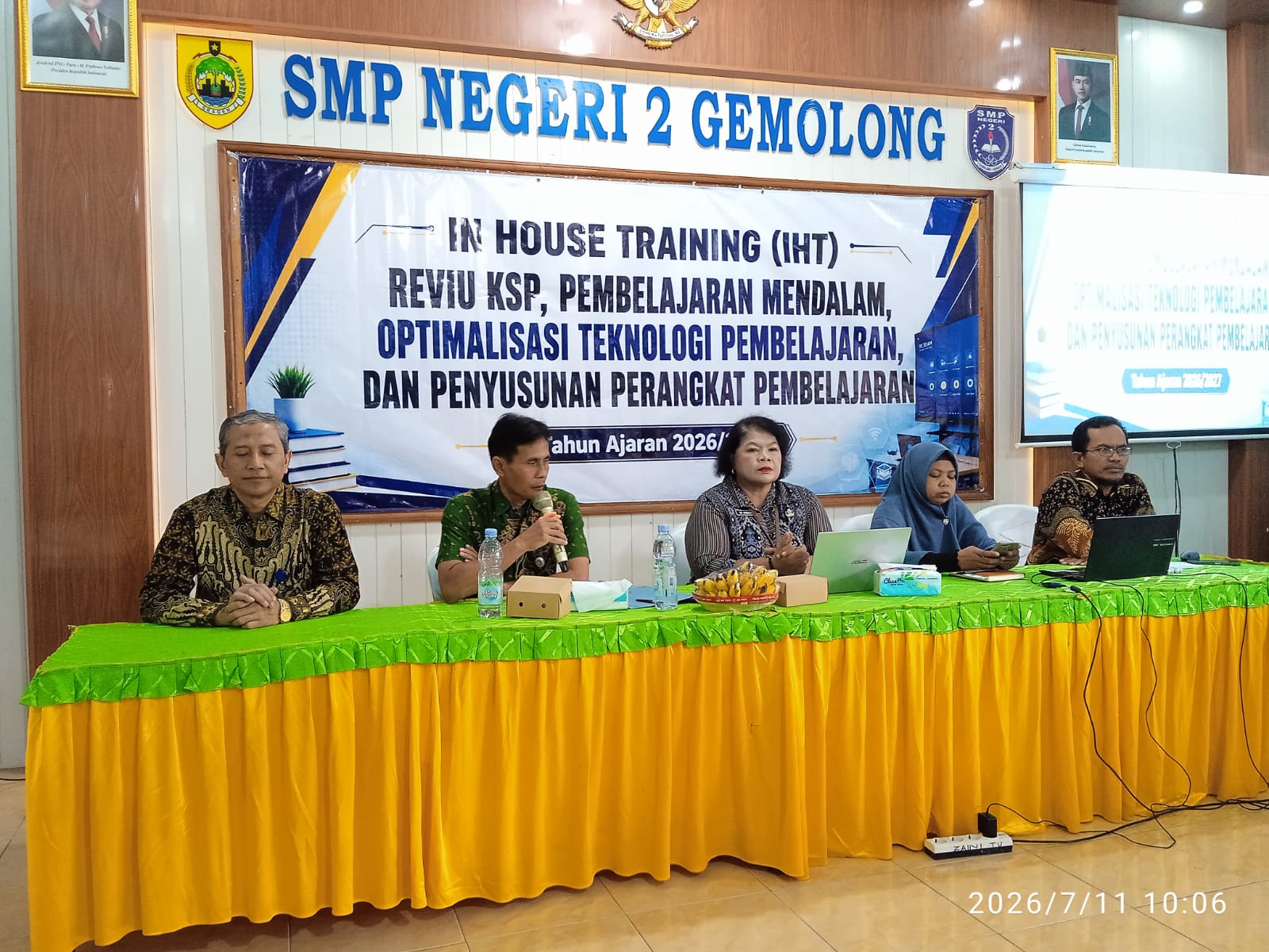 PELAKSANAAN IN-HOUSE TRAINING (IHT) Sinergi 4 Sekolah Menuju Pembelajaran Mendalam dan Optimalisasi Perangkat Ajar